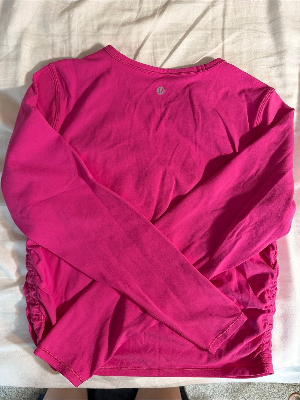 lululemon athletica Long Sleeve Crew Top - Hot Pink